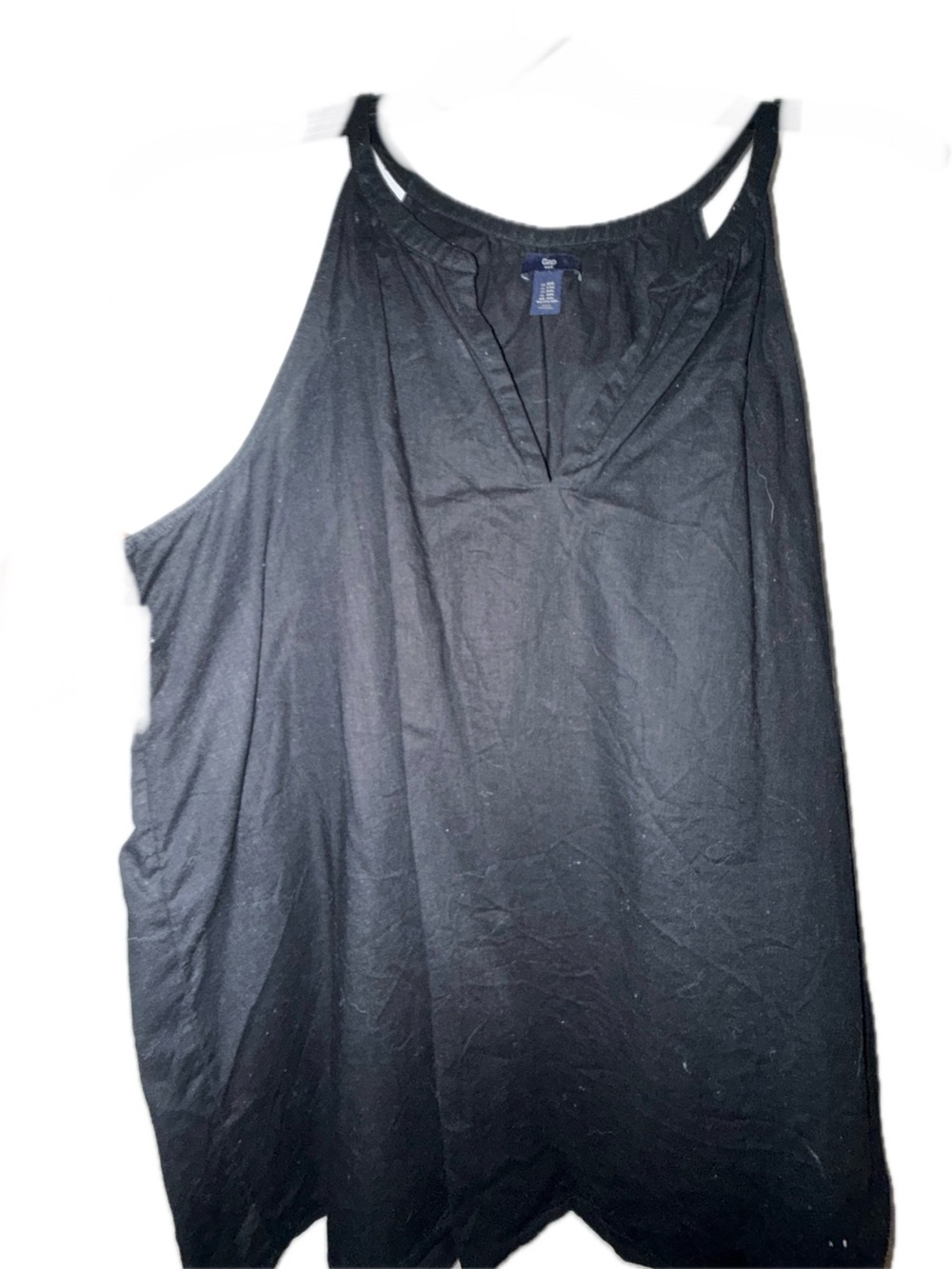 GAP Black V-Neck Sleeveless Top